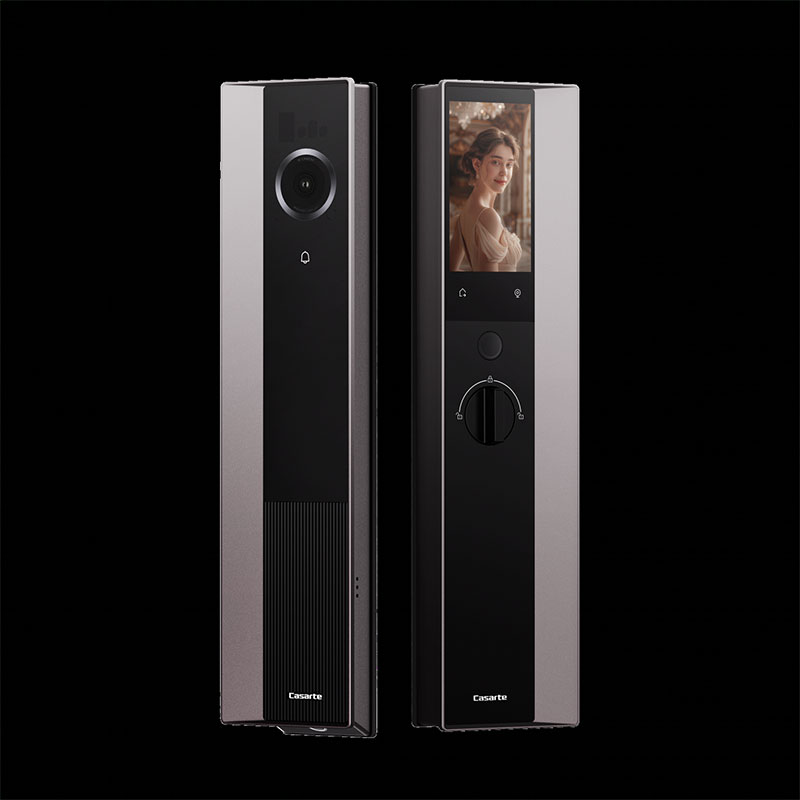 卡萨帝X80智能门锁:98.7%识别率+双芯加密,告别传统指纹锁(图1) 卡萨帝X80智能门锁:98.7%识别率+双芯加密,告别传统指纹锁(图1)