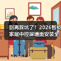 别再踩坑了!2026智能家居中控屏墙面安装全攻略(图1) 别再踩坑了!2026智能家居中控屏墙面安装全攻略(图1)
