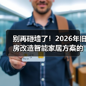 别再砸墙了!2026年旧房改造智能家居方案的3条逆袭思路(图3) 别再砸墙了!2026年旧房改造智能家居方案的3条逆袭思路(图3)