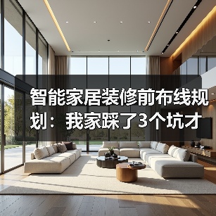 智能家居装修前布线规划:我家踩了3个坑才悟出的5条黄金法则(图3) 智能家居装修前布线规划:我家踩了3个坑才悟出的5条黄金法则(图3)